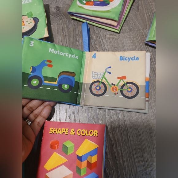 12 Count My First Soft Books. Baby Cloth Activity Crinkle Soft Books. Infants - Picture 4 of 7